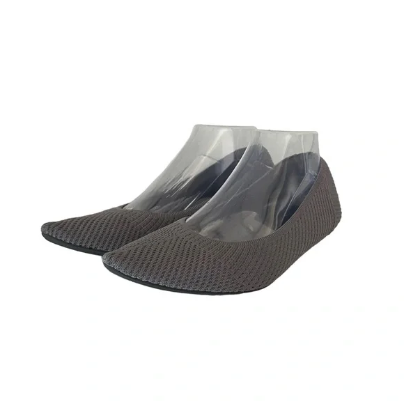 Alfani Womens Flats Grey Knit Step N Flex Poppy Pointed Toe Ballet Size 9M - Picture 2 of 15